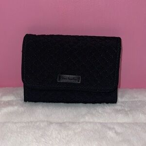 Vera Bradley rfid microfiber trifold wallet